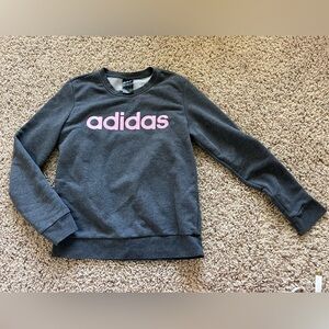 Adidas gray sweatshirt - small